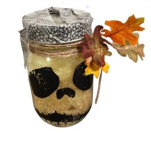Halloween decorative jar